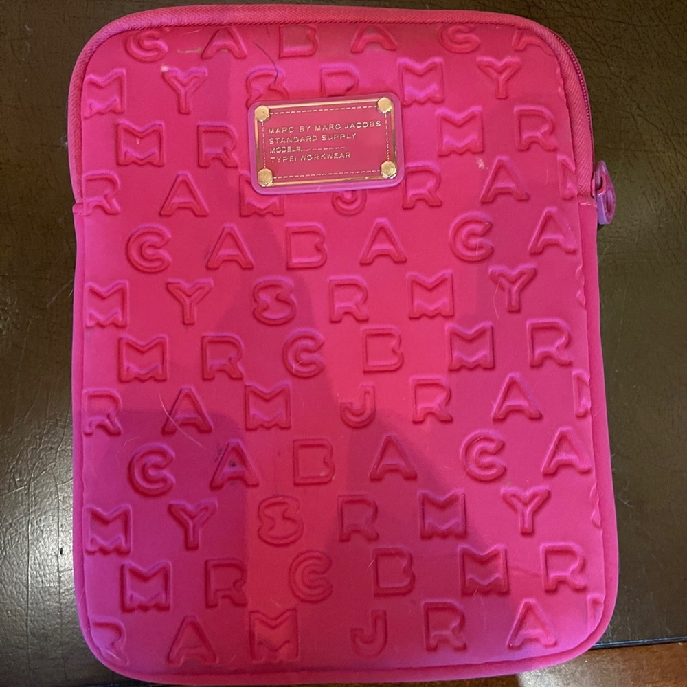 Pink Marc Jacobs tablet case